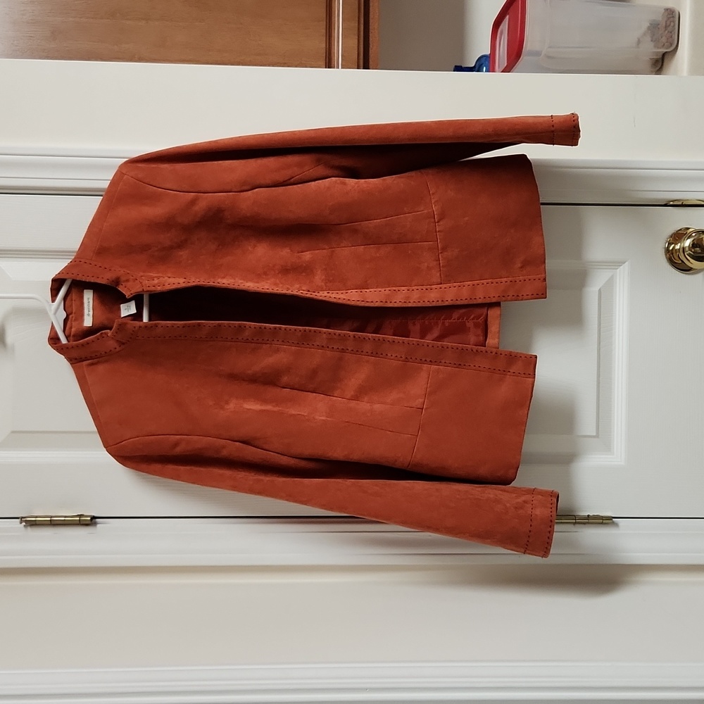 Dressbarn Suede-like Short Jacket